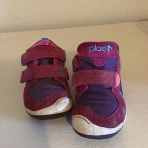 Plae Ty Magenta/Purple Washable Sneakers, Size 10.5